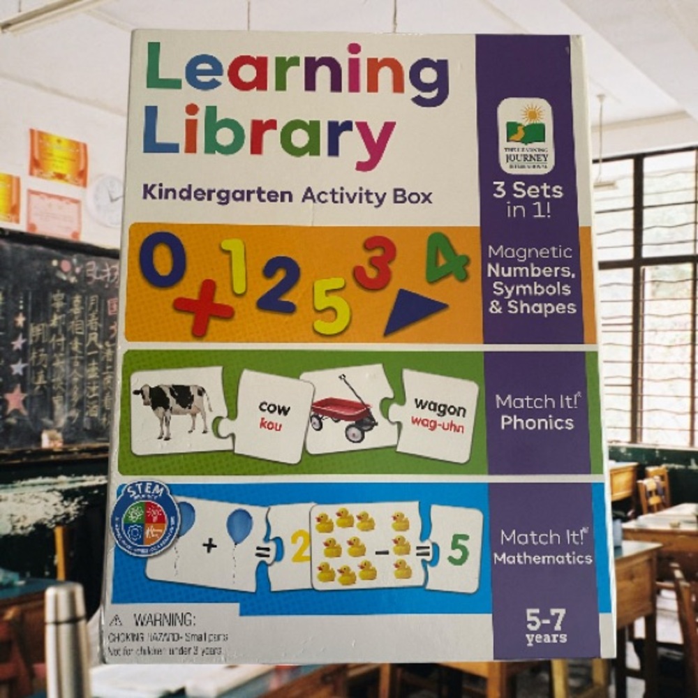 Kindergarten Activity Box - Colorful Learning Set 5-7 years